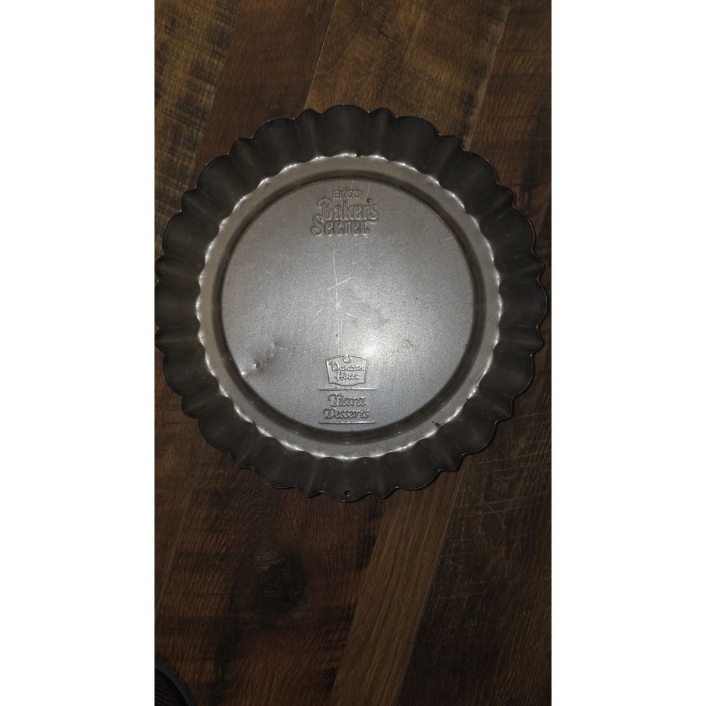 EKCO Baker's Secret Tiara Duncan Hines Desserts Pie Tart Pan Fluted Baking‎